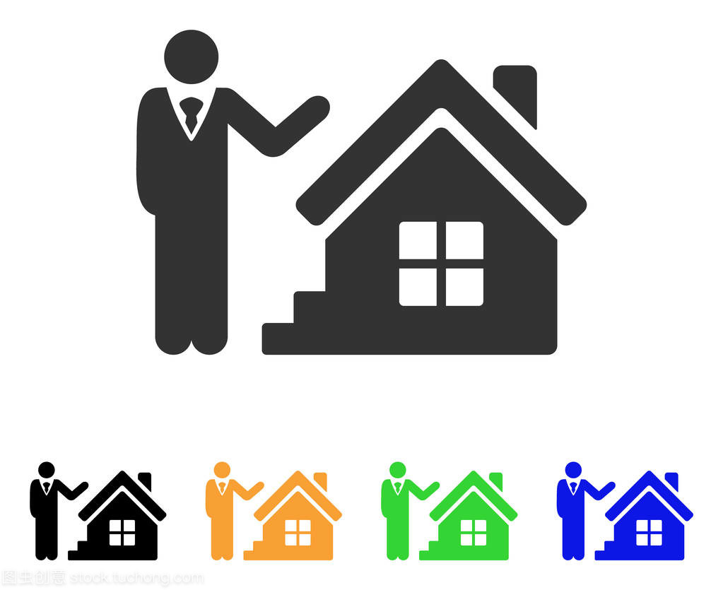 房地產(chǎn)代理與物業(yè)管理 矢量圖標(biāo)的設(shè)計(jì)與應(yīng)用